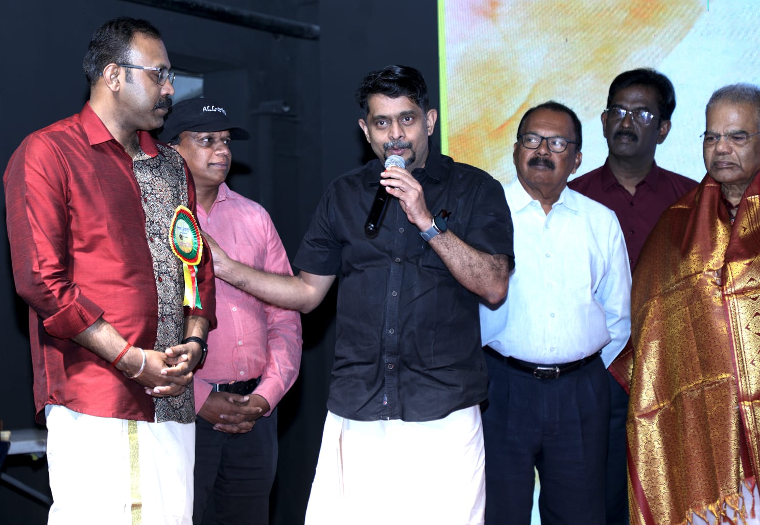 Engaging with community members on stage